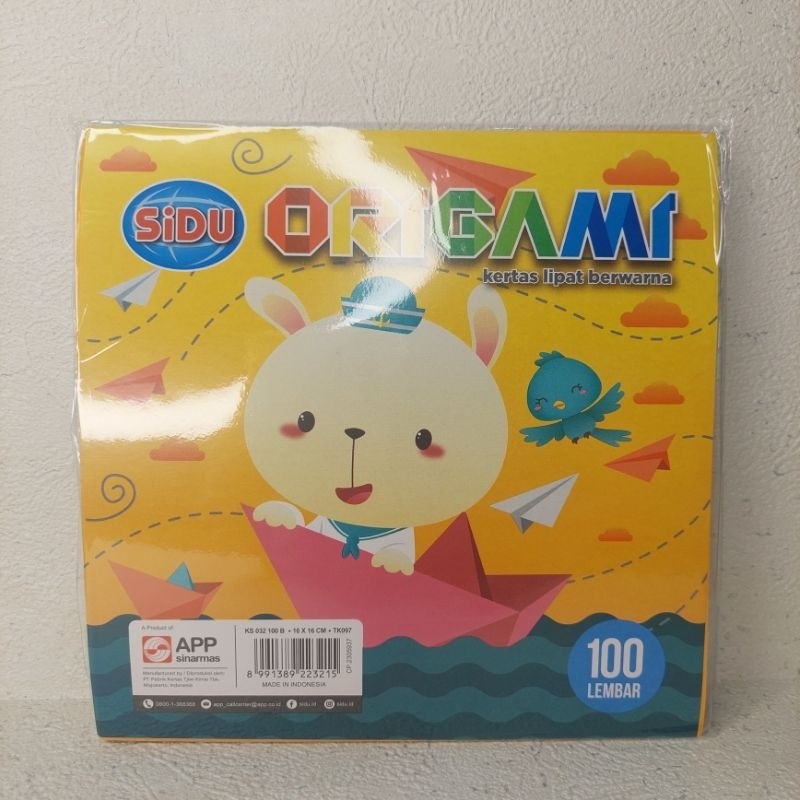 

Kertas ORIGAMI SIDU 14×14 100 LEMBAR/PER PAK