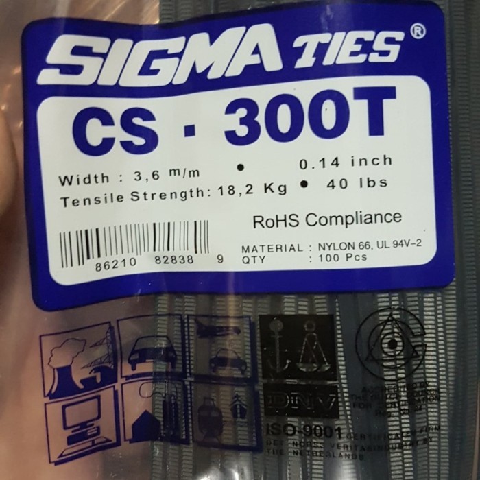 Kabel Ties 30cm Hitam