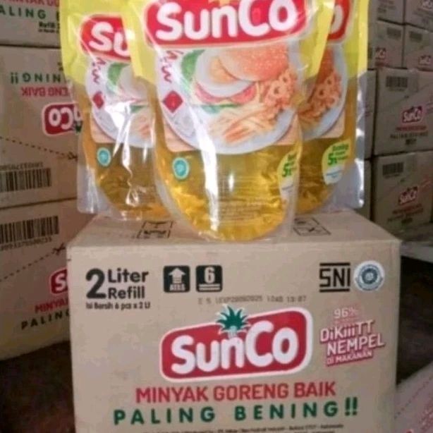 

MINYAK SUNCO 2 LITER 1 KARTON ISI 6 Pcs