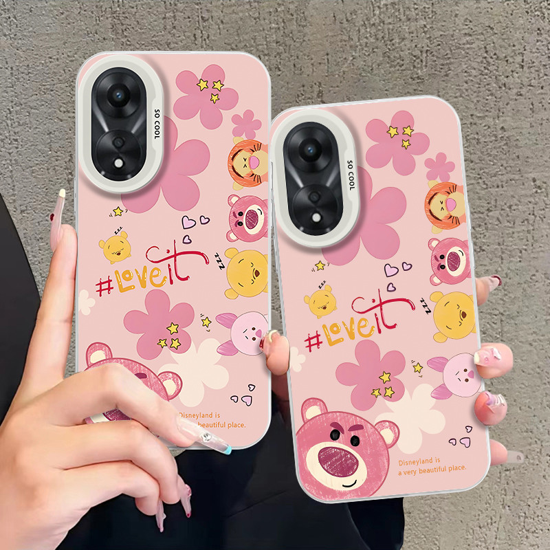 Casing hp OPPOA7 A5S A7N A7X A12S F9 F9PRO U1 A71 A72 A73 A53 A74 F19 A78 A8 A31 A83 A96 BEAR STRAWB