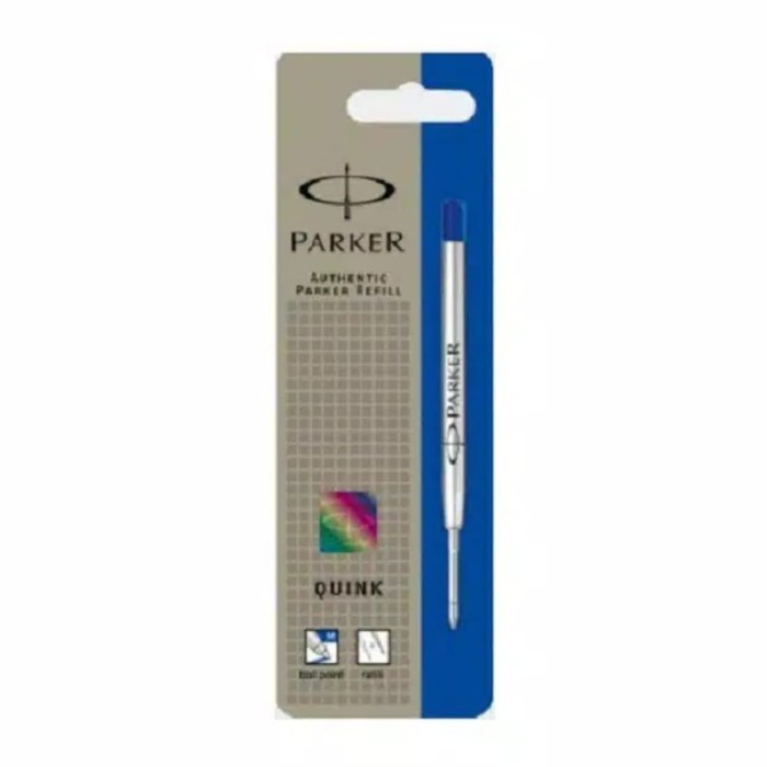 

[Best Seller] Refill Parker Ball Pen Pulpen Ballpoint Black / Blue ORIGINAL - Hitam