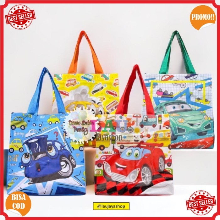 

DBPT Tas Souvenir Ulang Tahun Anak / Goodie Bag / Tas Ulang Tahun Cars - S