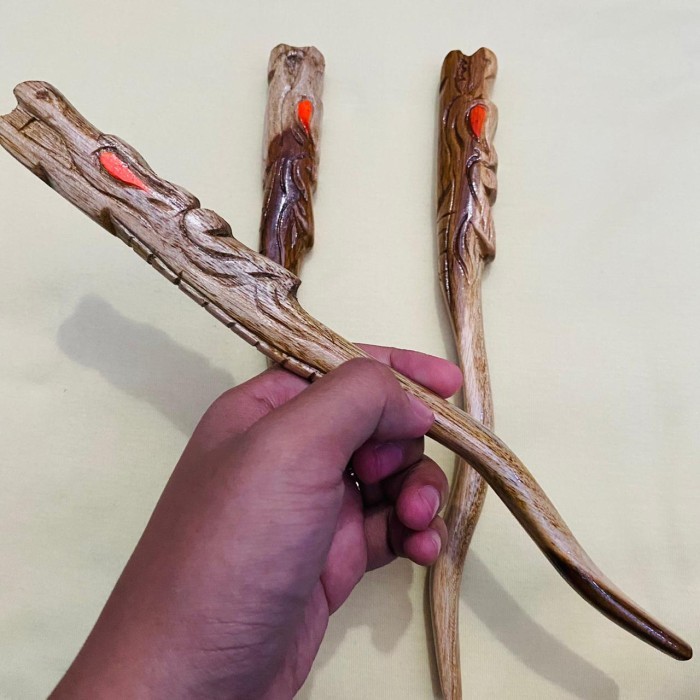 GAGANG JORAN KAYU UKIR NILEMAN  - KAYU UKIR NAGA PERMATA_FISHING