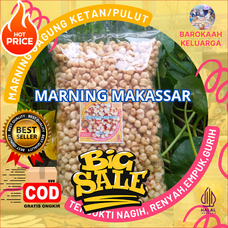 

Makaroni Marning Jagung Super Sultan/Marning Jagung Milenial /Marning JagungTerbukti Super Duper Empuk Renyah Gurih Jagung Ketan Pulut Setengah Kg Kilogram (500gr) Gurih Asin Super Murah