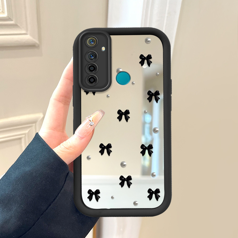 Casing Hp Untuk Realme 5 5i 5S 6i Silikon Handphone Mode Softcase JZ Mirror Bow 8084 Phone Case Soft