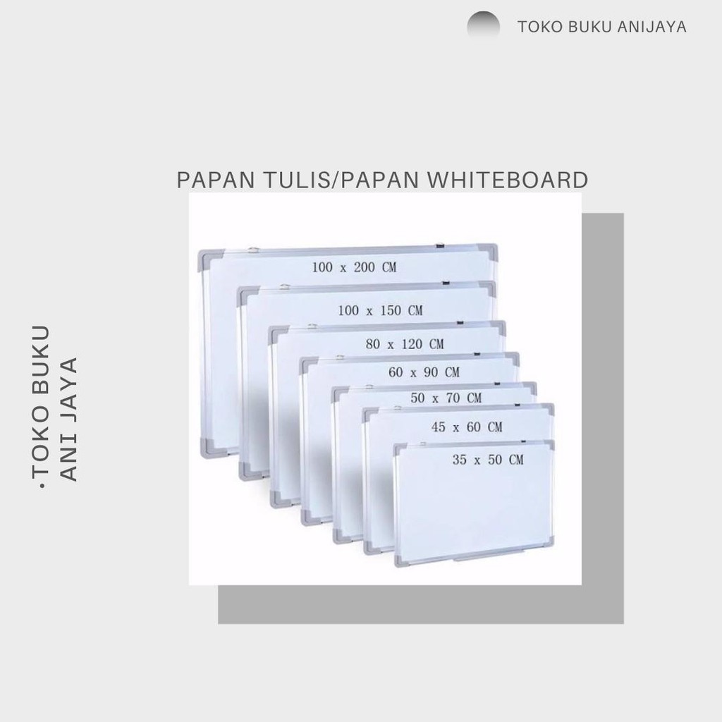 

PAPAN TULIS /PAPAN WHITEBOARD/PAPAN TULIS MULTI FUNGSI DEPAN /BELAKANG KAPUR/WHITEBOARD Kantor