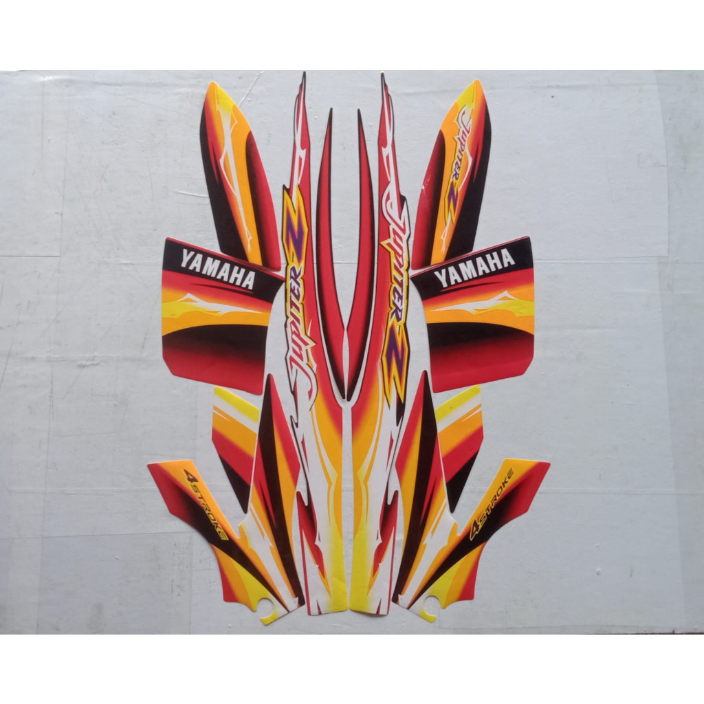Stiker Standar Yamaha Jupiter Z 2004 - List Stiker Standar Jupiter Z 2004 -