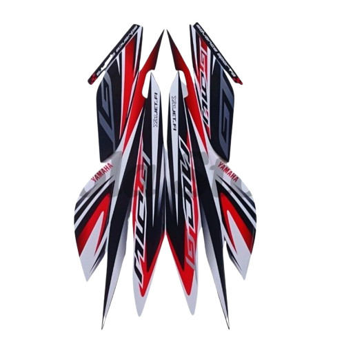 Stiker Striping Mio GT 2014 Merah Putih List Stiker Standart Mio GT 2014 Mio GT 2014