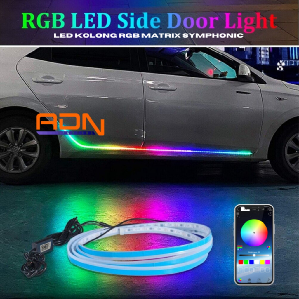 Led Kolong RGB Matrix Symphony + Sein Running App Control L2 Waterproof