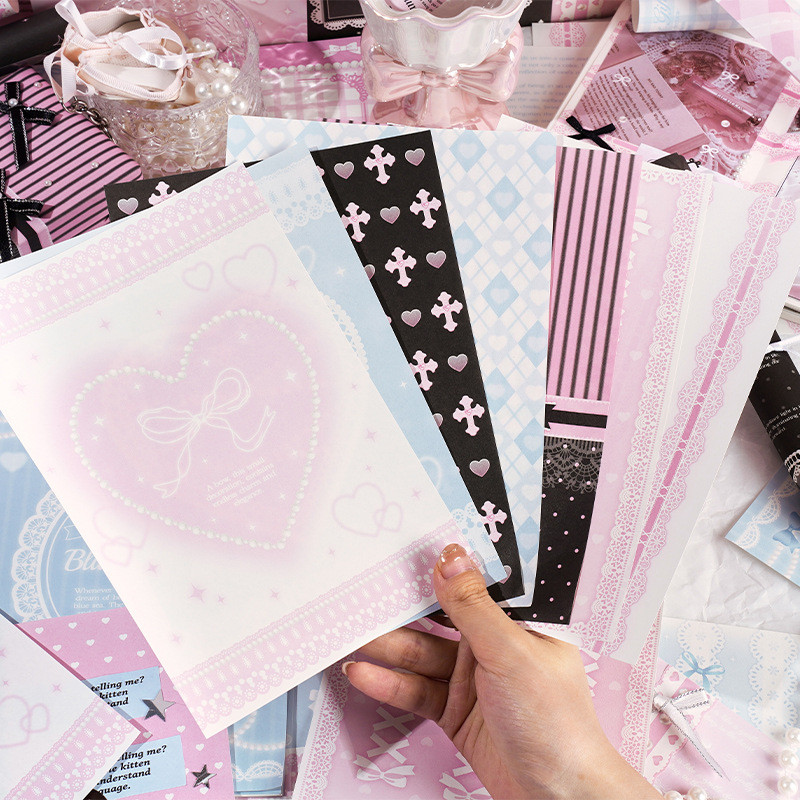 

30 pcs Large size Vintage Decorative paper for Planner handmade DIY Hand Account Diary Album Scrapbooking Material paper