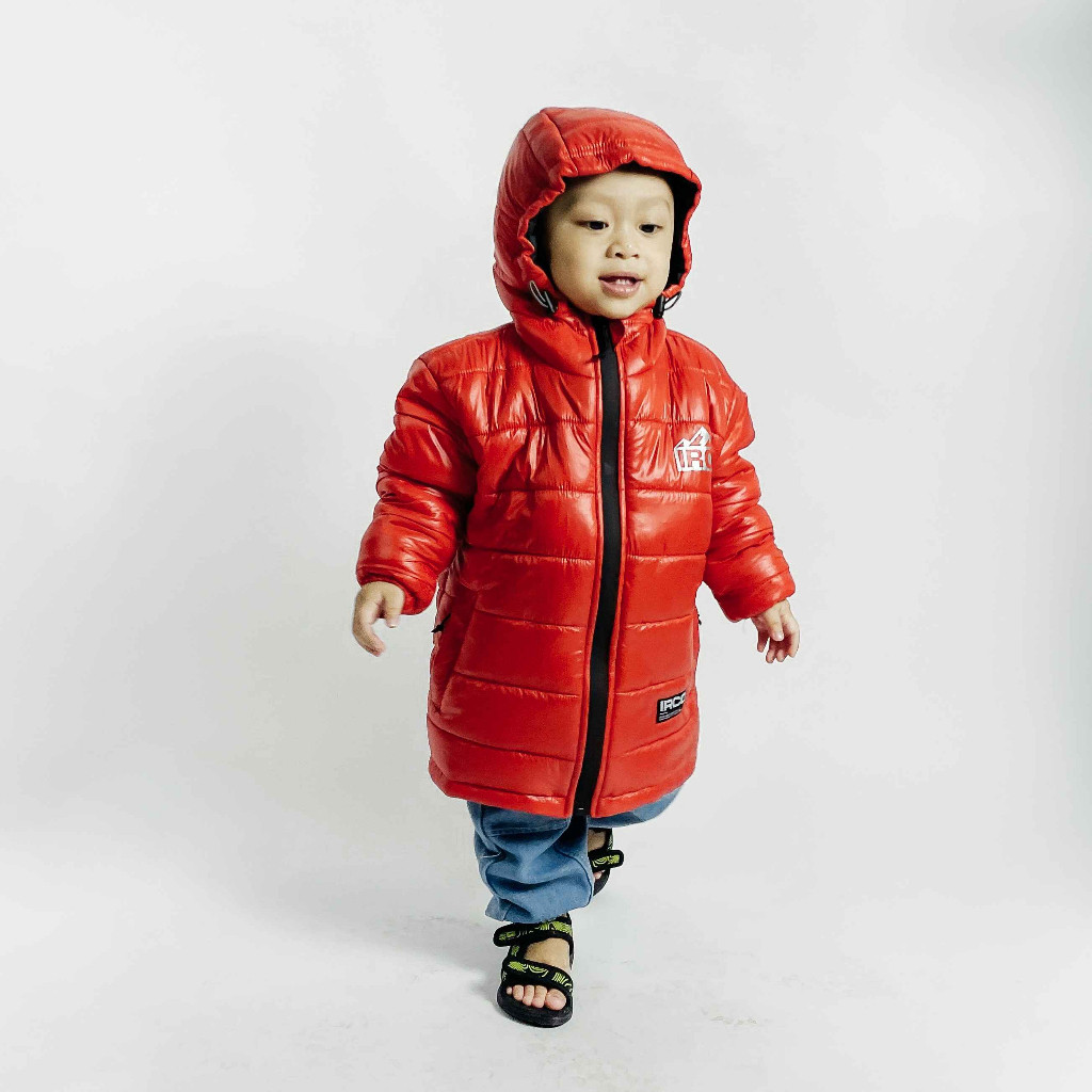 Jaket Anak Laki Laki Irco Siberia Tebal Anti Angin Usia 1-5 Tahun - Jaket Gunung Anak Musim Dingin