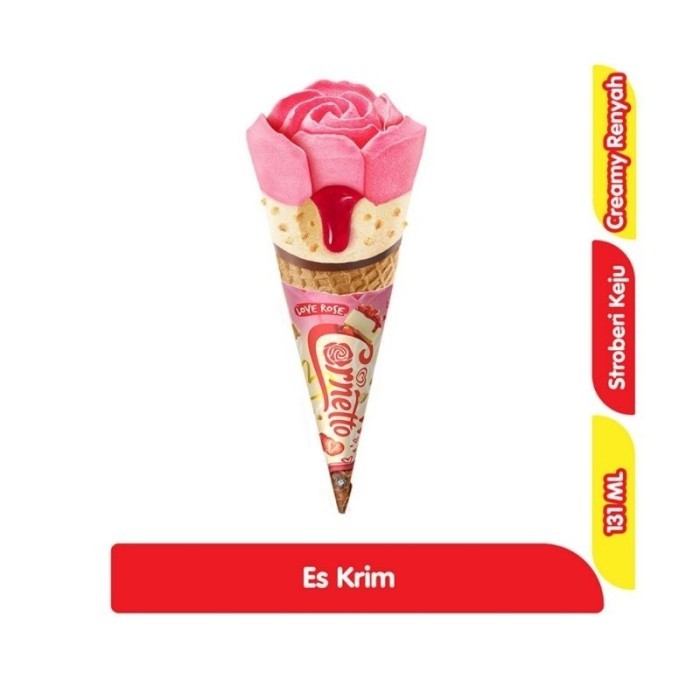 New Item CORNETTO LOVE ROSE 131ML