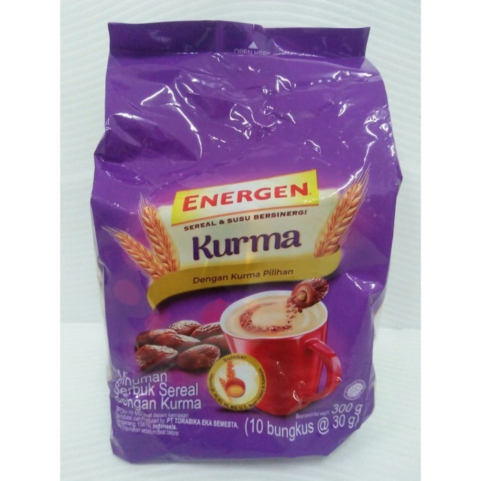 

New Item ENERGEN KURMA POUCH ISI 10S 300G