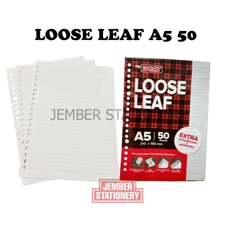 

Loose Leaf/Isi Binder A5-50