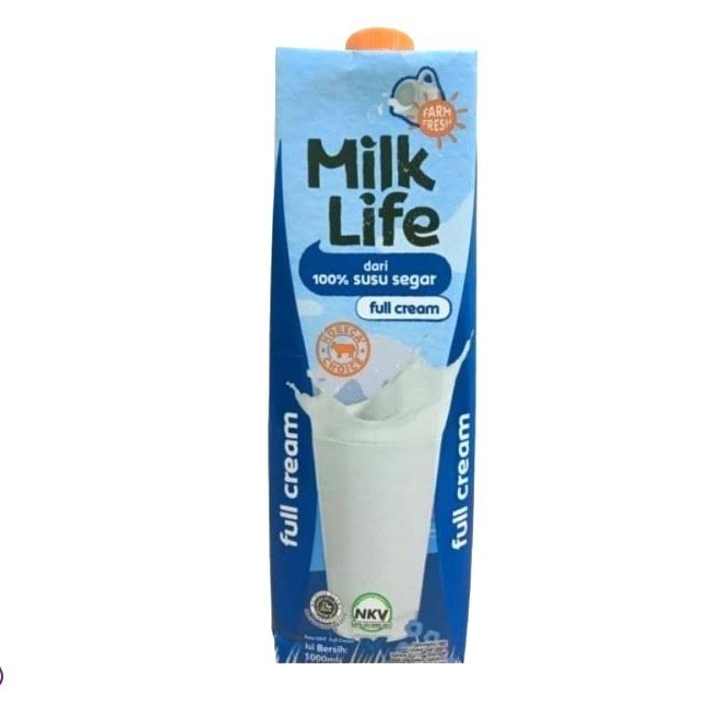 

NEW ITEM MINUMAN MILK LIFE UHT FULL CREAM 1000ML