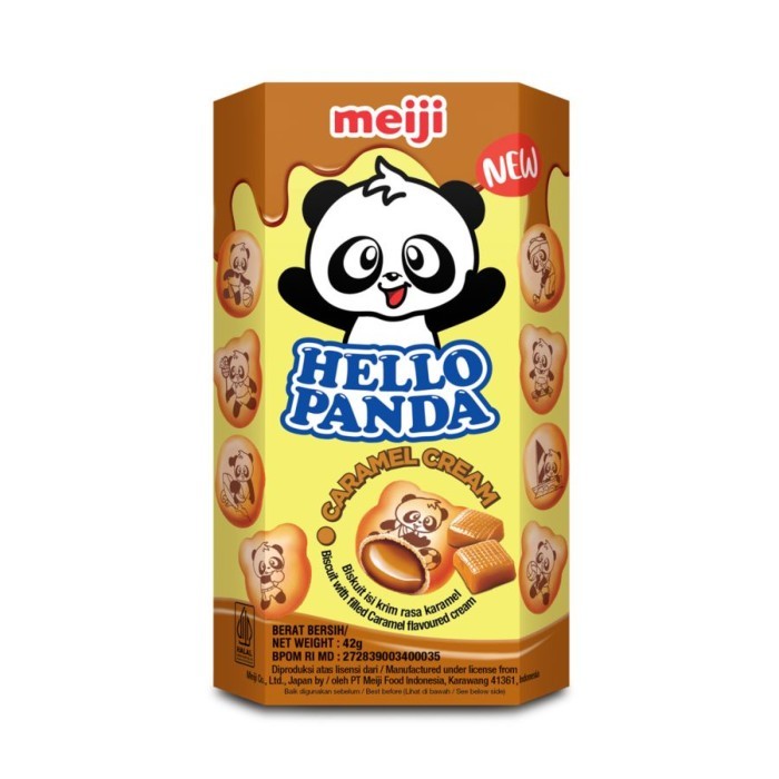 

NEW ITEM SNACK HELLO PANDA CARAMEL 42G