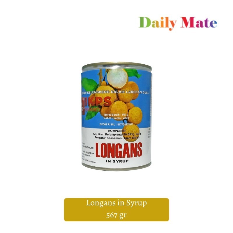 

Longans in Syrup (Buah kelengkeng dalam larutan gula) 567gr