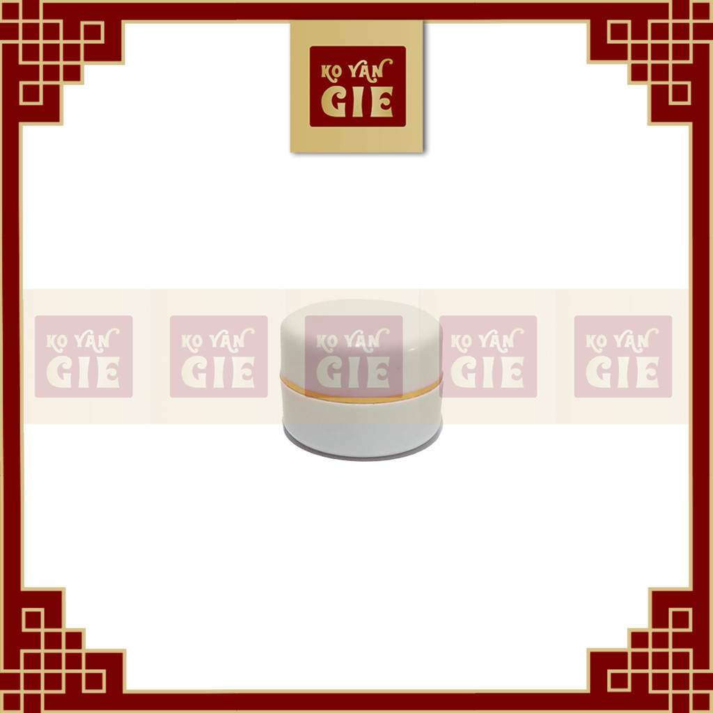 Pot Cream 12,5gr Putih-Putih Super White PP – List Gold | Dengan Inner Seal Plastik Bening