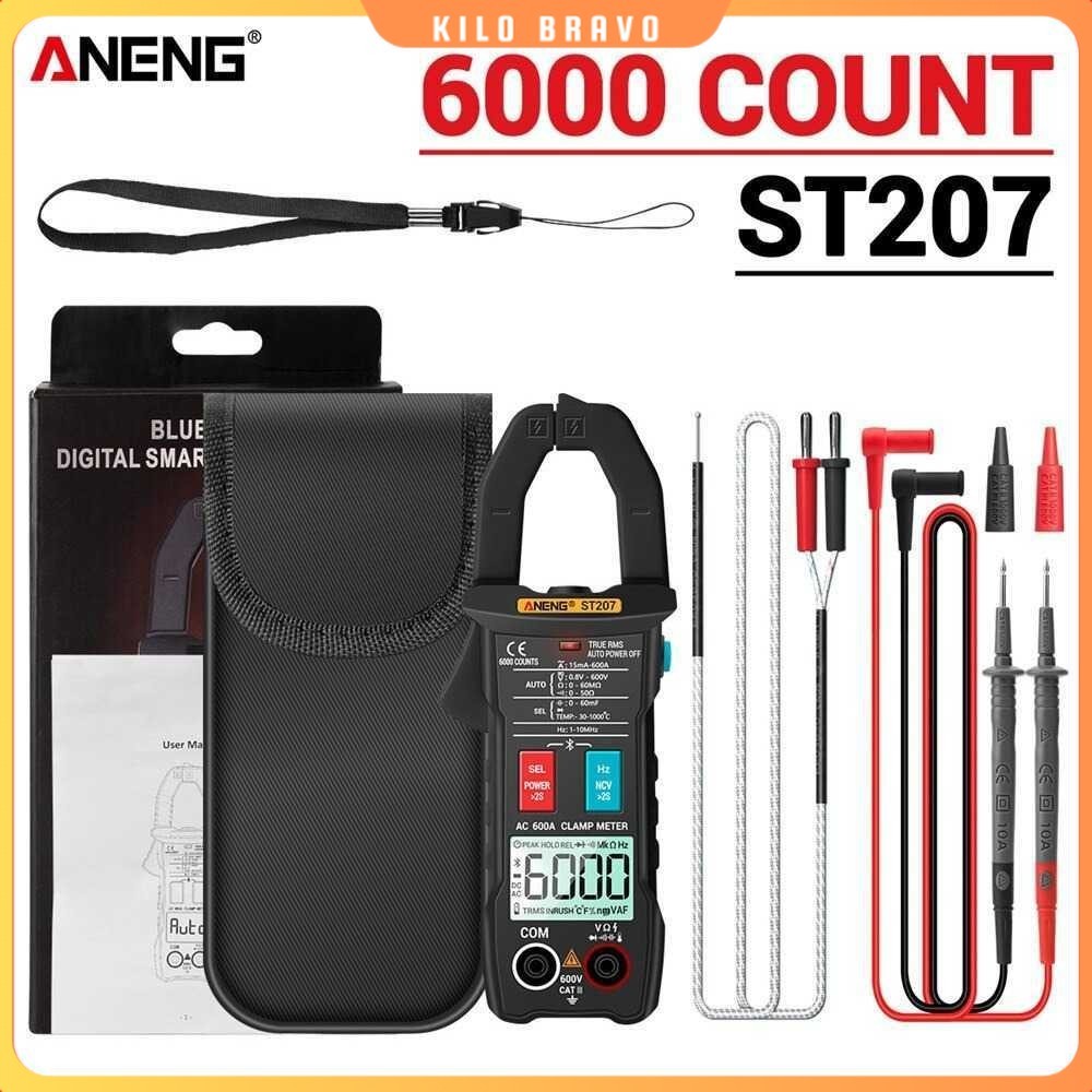ANENG Digital Bluetooth Multimeter Voltage Tester Clamp - ST207
