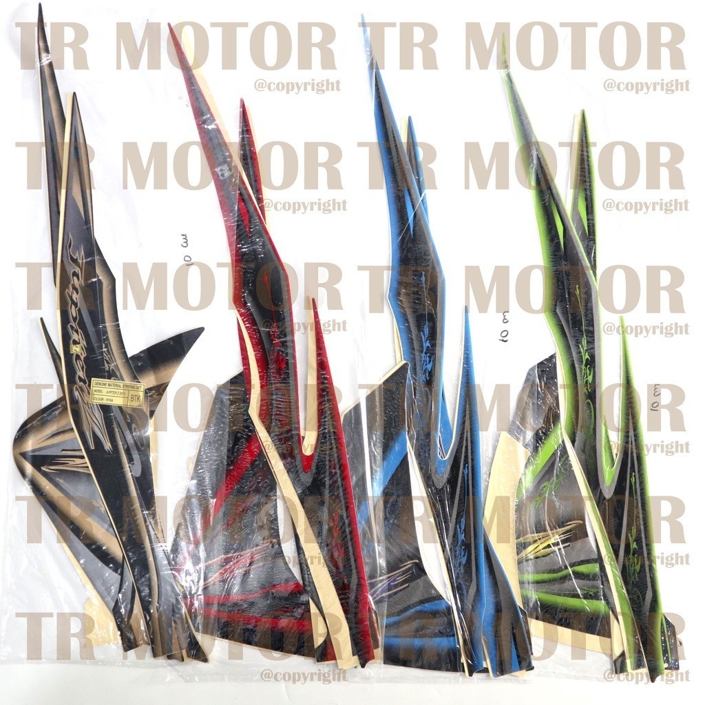 Stiker Motor Jupiter Z 2010 Sticker Striping Lis Full Set Motor