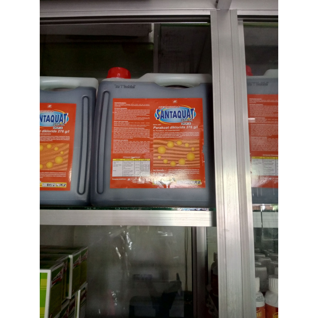 Herbisida Kontak Botas SANTAQUAT 297 SL 5Liter dan Tamaxone 1 liter
