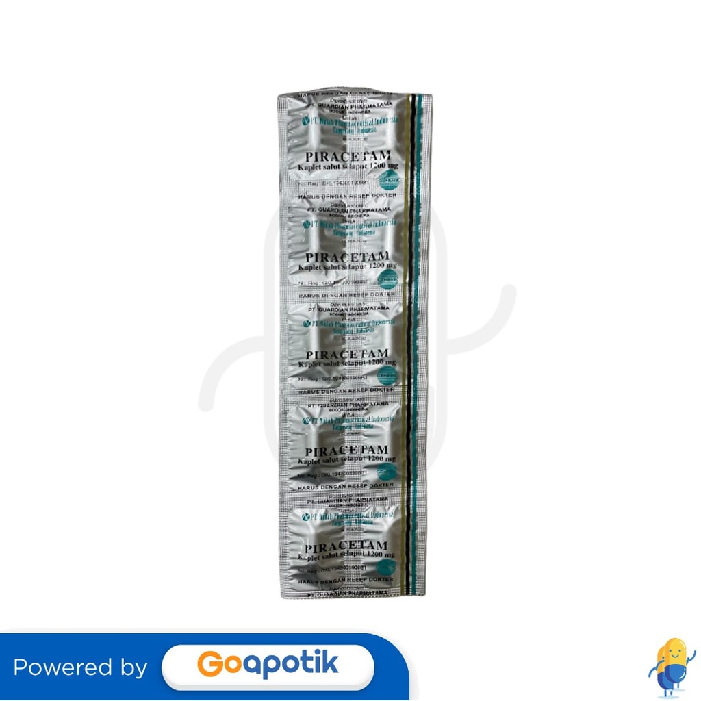 Piracetam Nulab 1200 Mg Strip 10 Kaplet