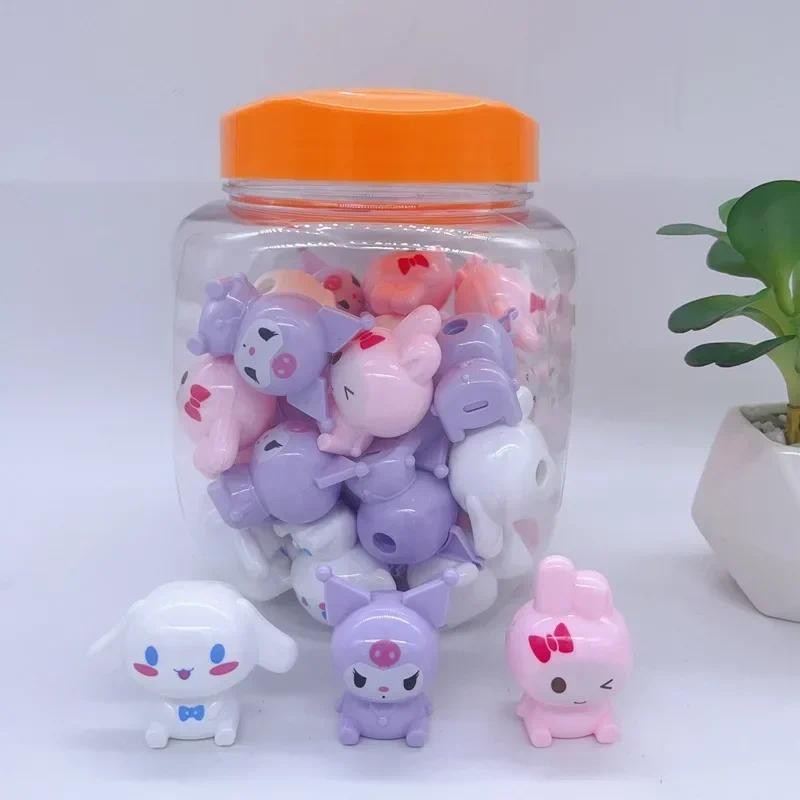 

36pcs/ Box Sanrio Creative Cartoon Stereo Mini Portable Cinnamoroll Pencil Sharpener Girl Heart Student Stationery Wholesale