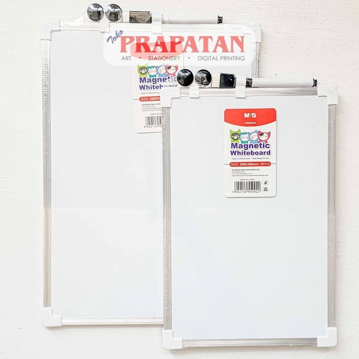 

NEW PROMO-[Terlaris] M&G Magnetic Whiteboard Set ADB983 | Set Papan Tulis Putih - 200X300MM