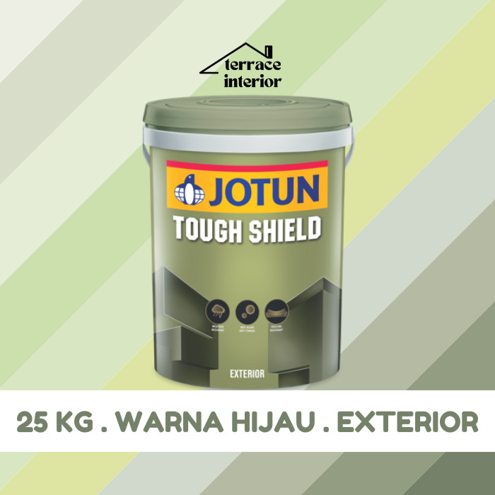 Cat Tembok Tough Shield  Jotun warna Hijau 25 Kg