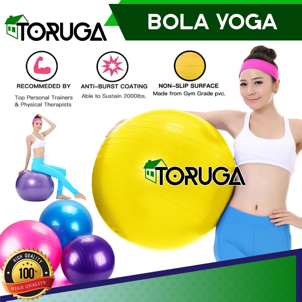 Bola Yoga 55cm / Gym Ball Balon Fitness Gym Olahraga Senam Ibu Hamil