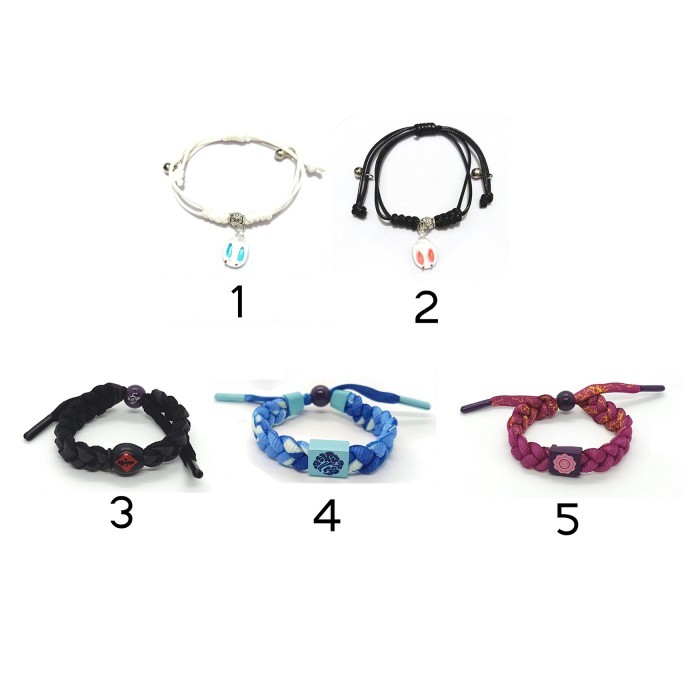 Gelang Mo Dao Zu Shi Lan Wangji Lan Zhan biru putih kelinci