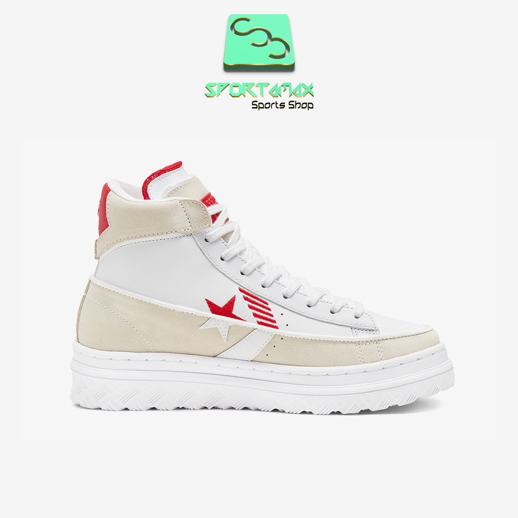 SEPATU ORIGINAL DISCOUNT MURAH Converse Pro Leather X2 High Egret/White-University Red converse 1687
