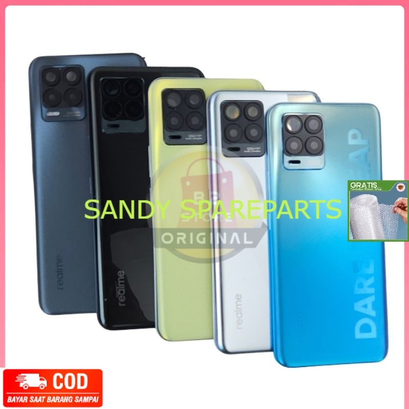 LEBIH HEMAT BACK CASING - KESING - HOUSING FOR RELME 8 4G / RELME 8 PRO BACKDOOR FULLSET + BEZEL