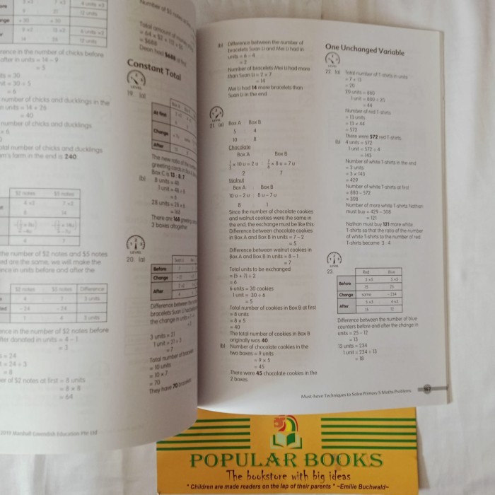 

Must Have Techniques to Solve Maths Problems - Primary 5