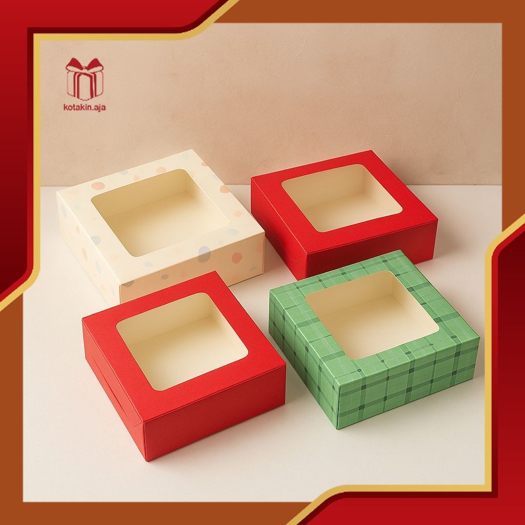 

Box Cake / Kotak Kue / Box Kue / Box Nasi / Box Mika Ivory / Box Brownies | HC16