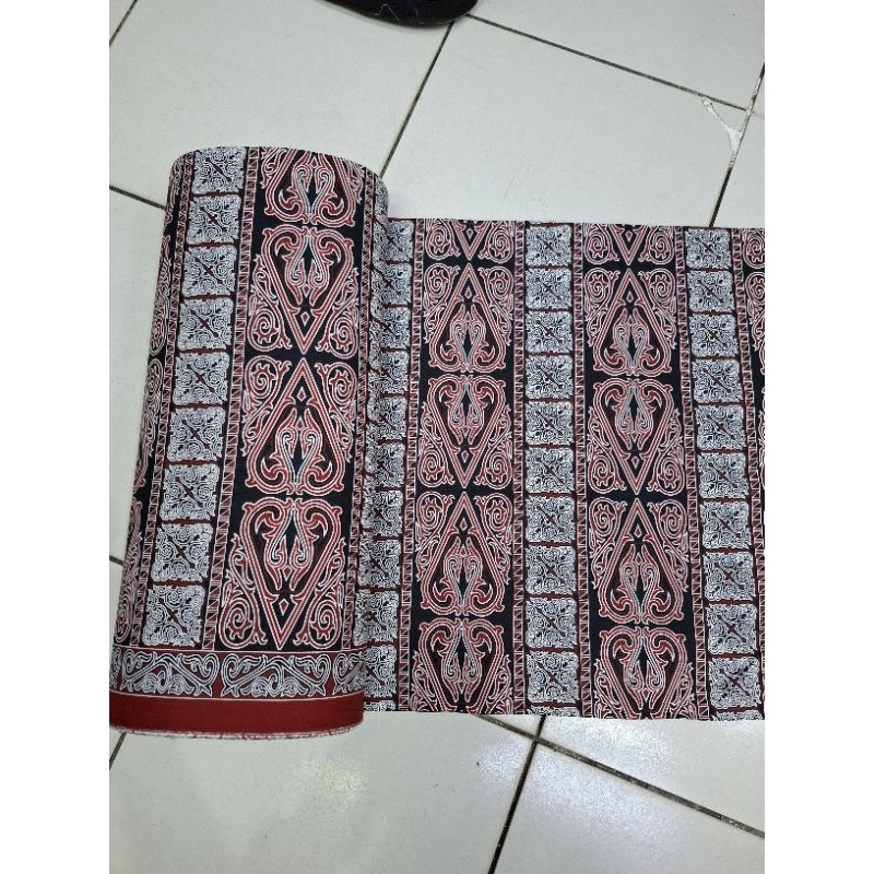 KAIN BATIK KATUN MOTIF KHAS DAYAK KALIMANTAN