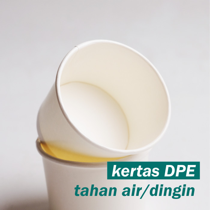 Papercup Ice Cream 4oz / Cup Es Krim Gelato Glossy Tahan Air - Cup 4oz