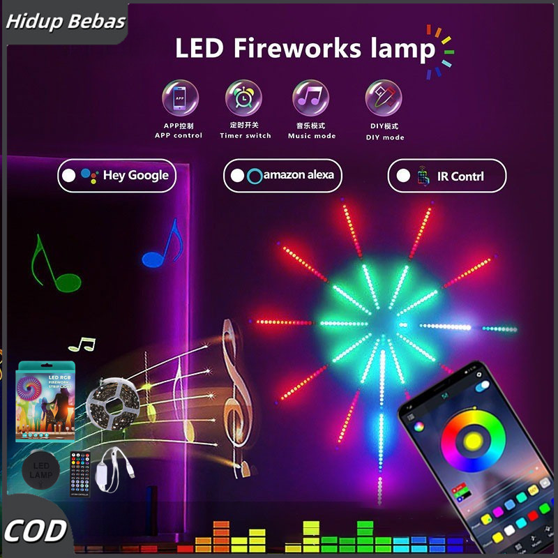 [78/180LED] Paket Lampu Neon Flex Lampu Led Strip Led Selang Fleksibel Warna Neon Box Outdoor