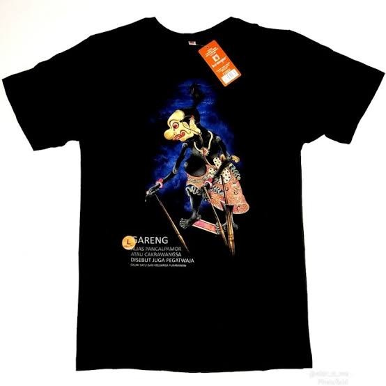 Kaos Wayang Gareng Kesenian Budaya Jawa Indonesia Original
