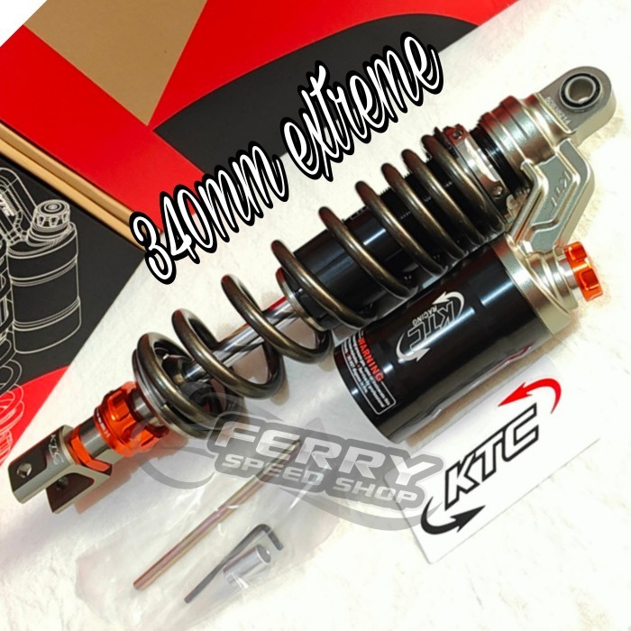 Shockbreaker KTC extreme Vario 160 / Shock KTC extreme 340mm Vario 160 - Grey, 340mm extreme