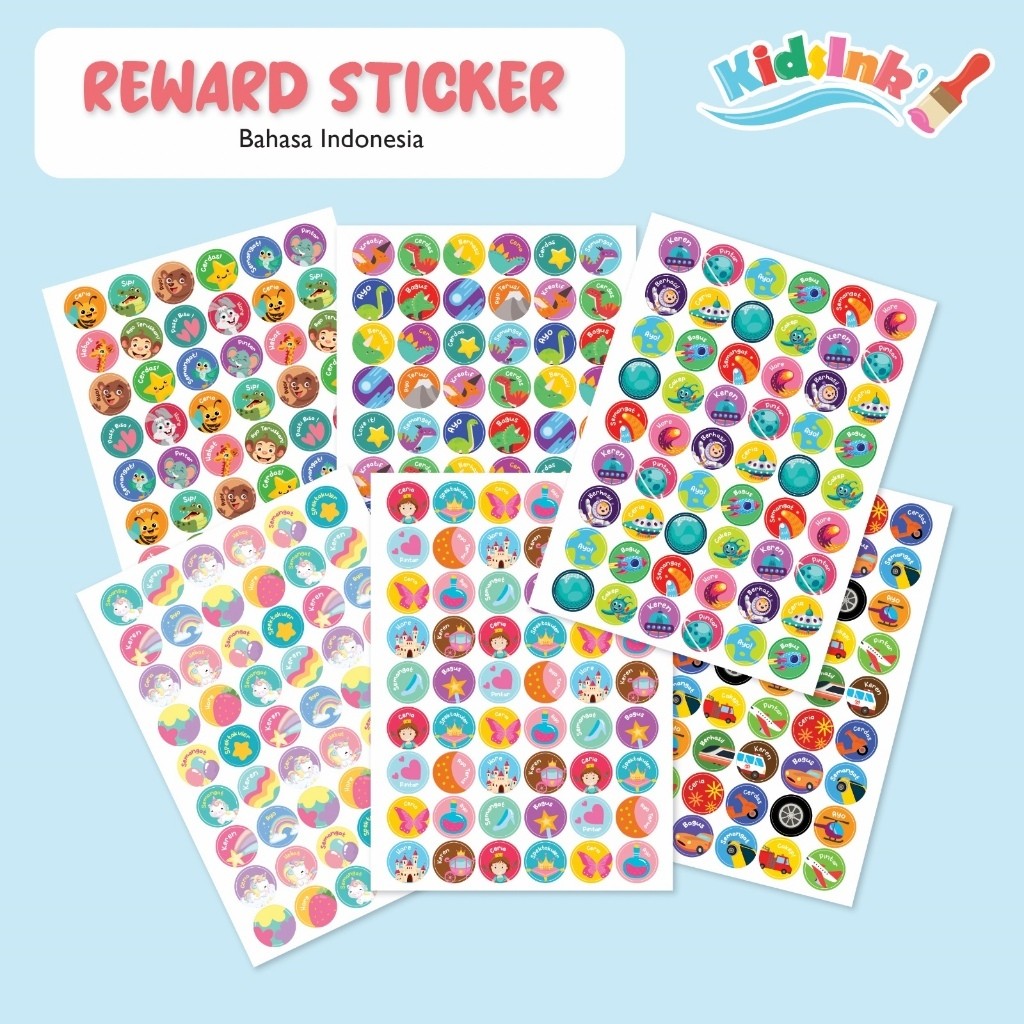 

KIDSINK Stiker Motivasi Edisi Bahasa Indonesia - Stiker Anak Edukasi