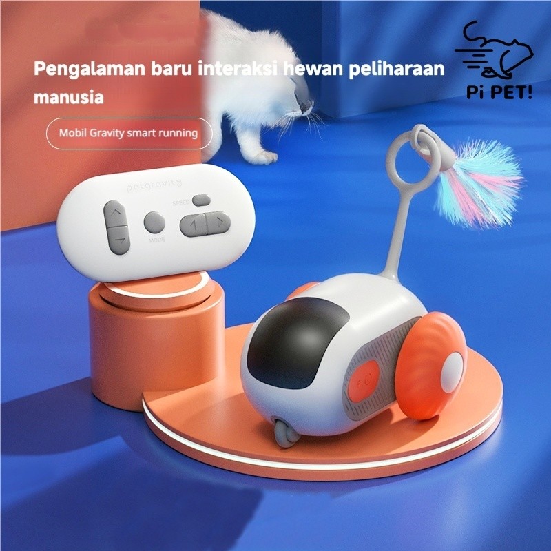 RINBAOW Mainan Mobil Kucing Dan Anjing Modern, Mobil Mainan Kucing Otomatis, Mobil Mainan Kucing Imp