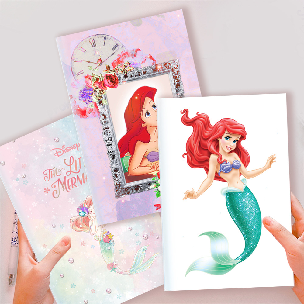 

A5 Notebook Thread - The Little Mermaid - Cartoon Fanart Movie Disney Princess ARIEL Beauty Fish Sofia Stationery Note Book X366
