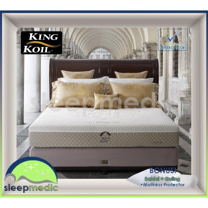 KING KOIL Full LATEX DUKE ( KASUR / SET ) 160 180 200 100 120 - Hanya KASUR, 200x200