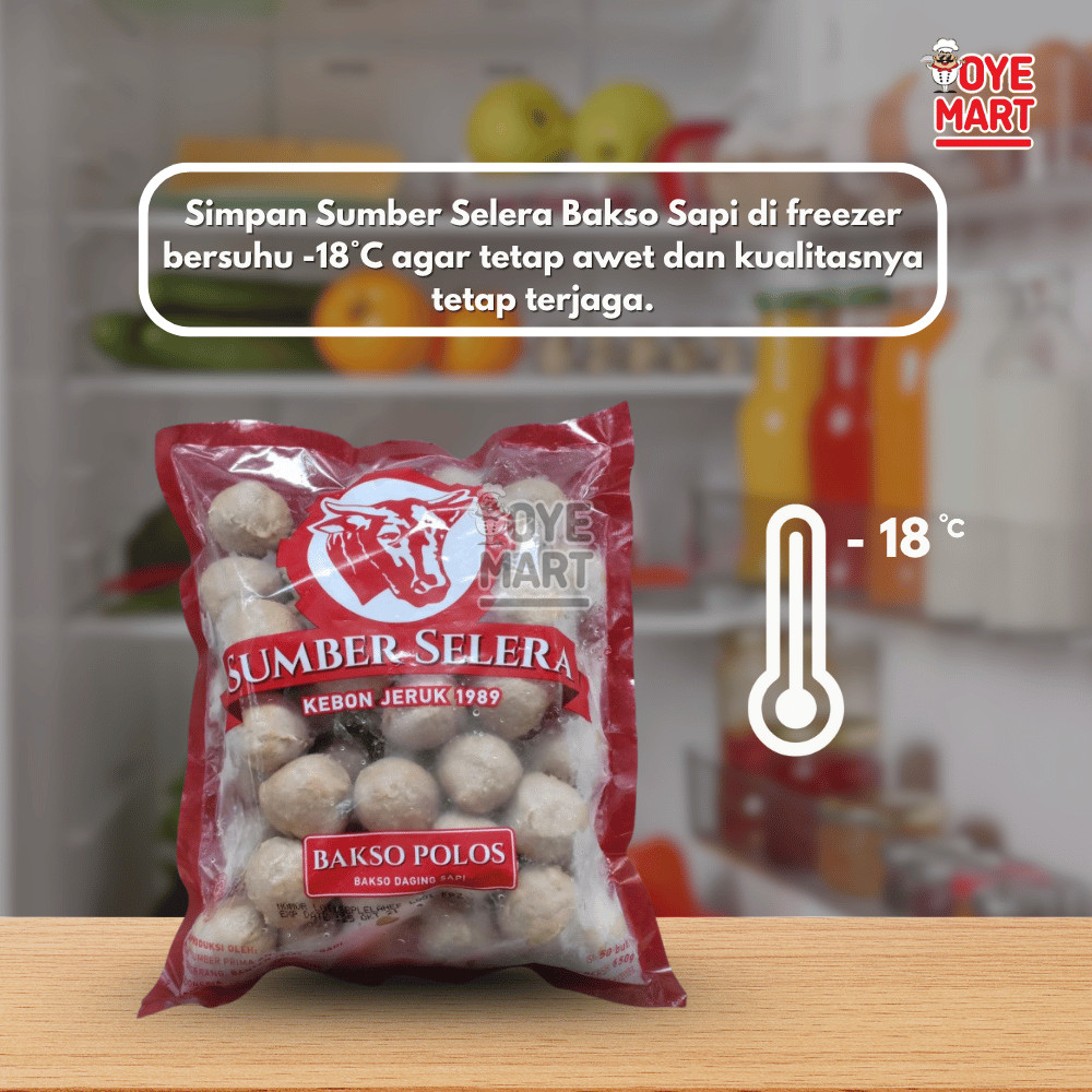 

BAH SUMBER SELERA BAKSO POLOS 650GR ISI 50 / BAKSO SAPI