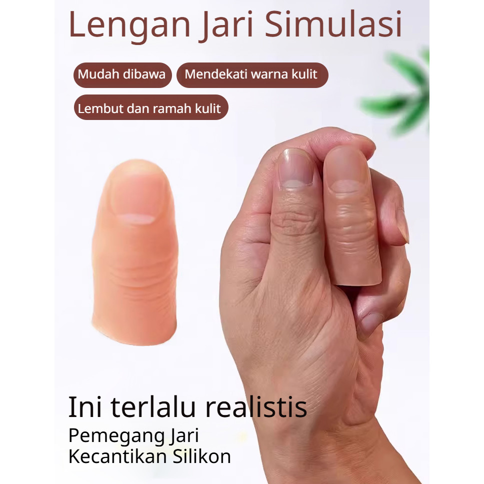 [COD/Original 100%] Jari Palsu Tangan/Sulap Jari Palsu/Fake Finger/Alat Sulap/Simulation Silicone Fi