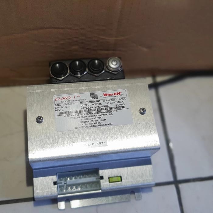 Whelen euro with jumper motor