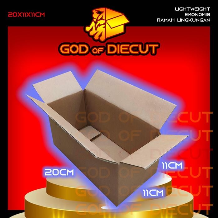 

20x11x11 cm kardus box kotak karton packing barang polos baru