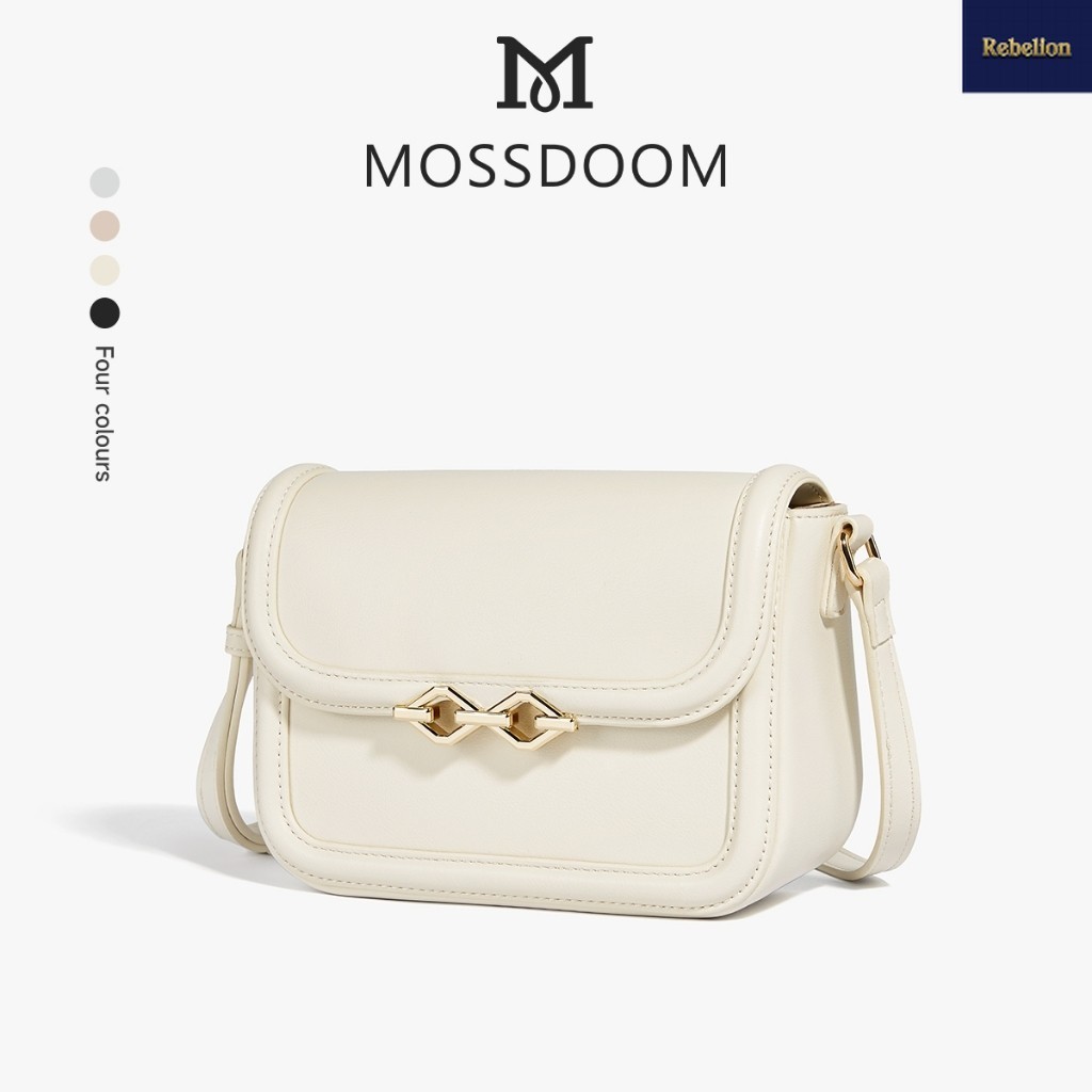 MOSSDOOM Tas Wanita Rosalie Bag Bergaya Sling Bag Tas Selempang Wanita Elegan