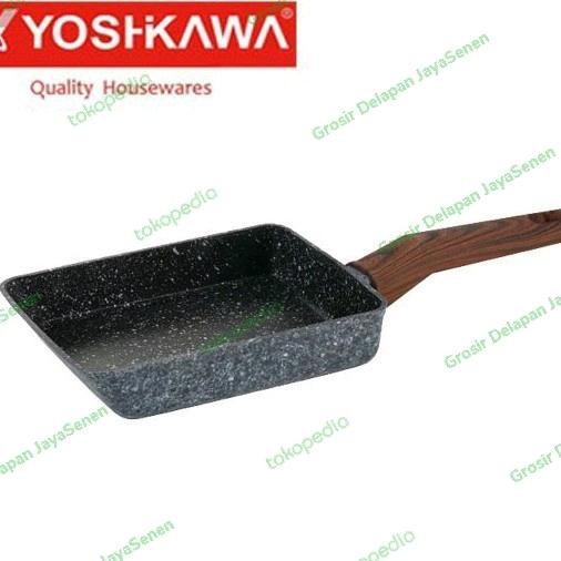 Egg Roll Pan Marble 18cm/ Tamagoyaki Marble Pan/ Pan Telur YOSHIKAWA